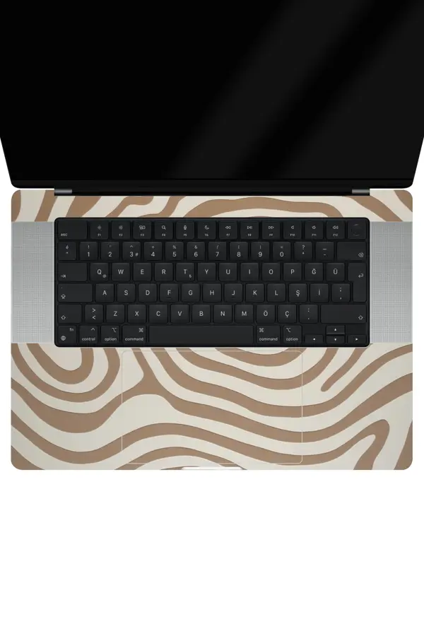 Papscover Macbook Pro 14" (2021 M1) Kaplama - Ahşap İzi - Image 1