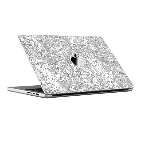 Papscover Macbook Pro 16" (2021 M1 Max) Kaplama - Beyaz İzohips - Image 1