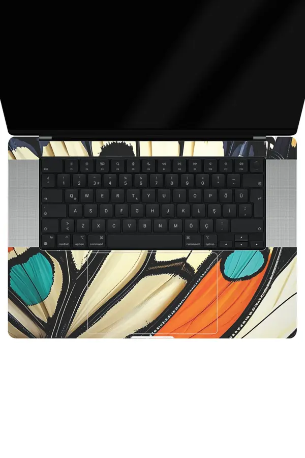 Papscover Macbook Pro 14" (2023 M2) Kaplama - Kelebek - Image 1