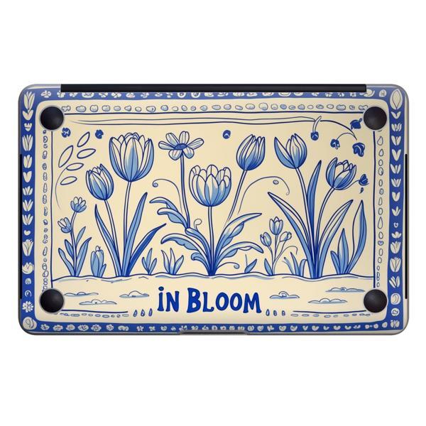 Papscover Macbook Pro 13" (2020 M1) Kaplama - Porselen Çiçekler - Image 1