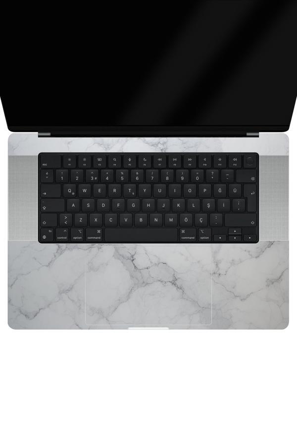 Papscover Macbook Pro 14" (2021 M1) Kaplama - Beyaz Zemin - Image 1