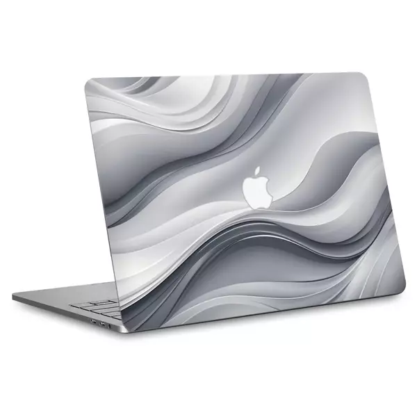 Papscover Macbook Air 13" (2018-2019) Kaplama - Krom Dalga - Image 1