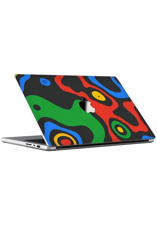 Papscover Macbook Pro 16" (2023 M3) Kaplama - Renkli İzohips - Image 1