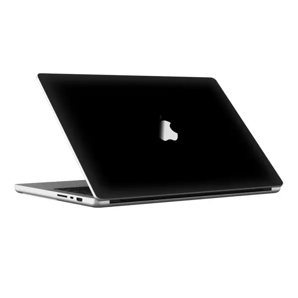 Papscover Macbook Pro 16" (2023 M2) Kaplama - Mat Siyah - Image 1