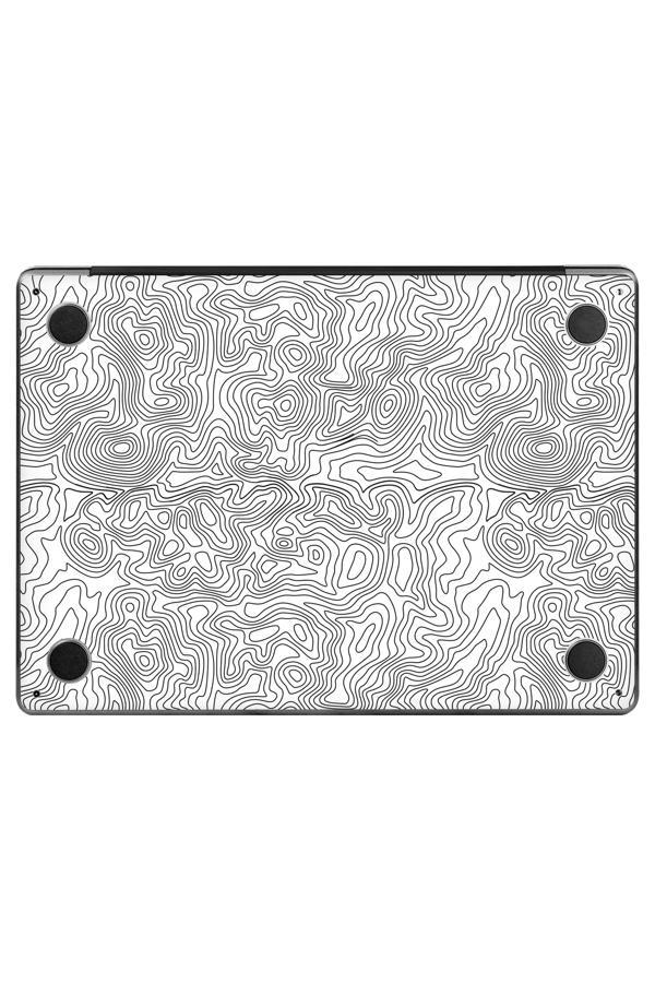 Papscover Macbook Air 13" (2024 M3) Kaplama - Beyaz İzohips - Image 1