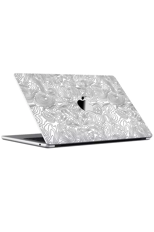 Papscover Macbook Air 13" (2024 M3) Kaplama - Beyaz İzohips - Image 1