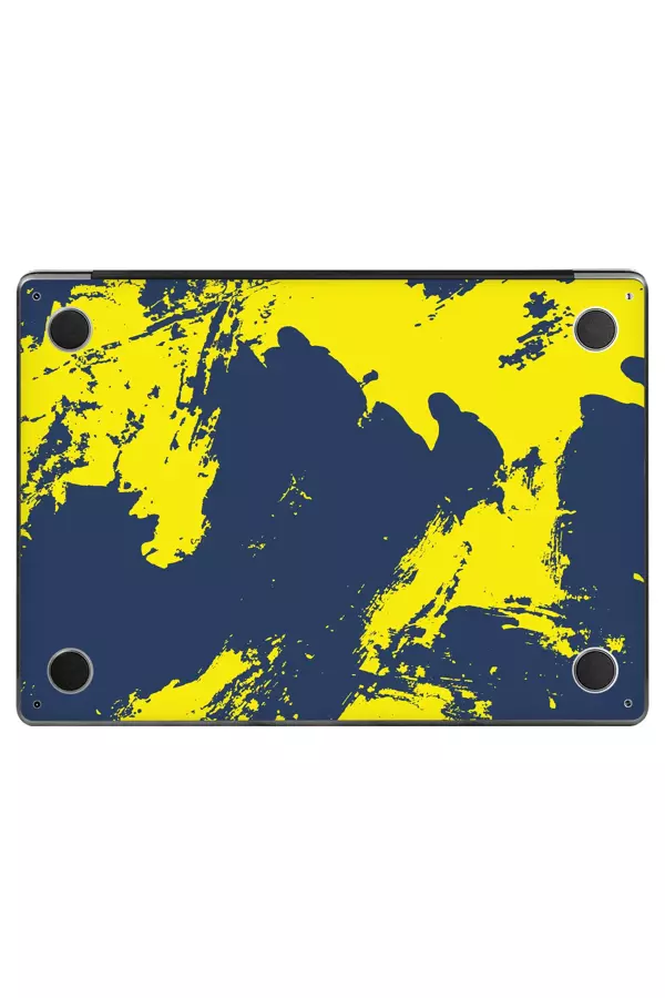 Papscover Macbook Air 13" (2024 M3) Kaplama - Sarı Lacivert - Image 1