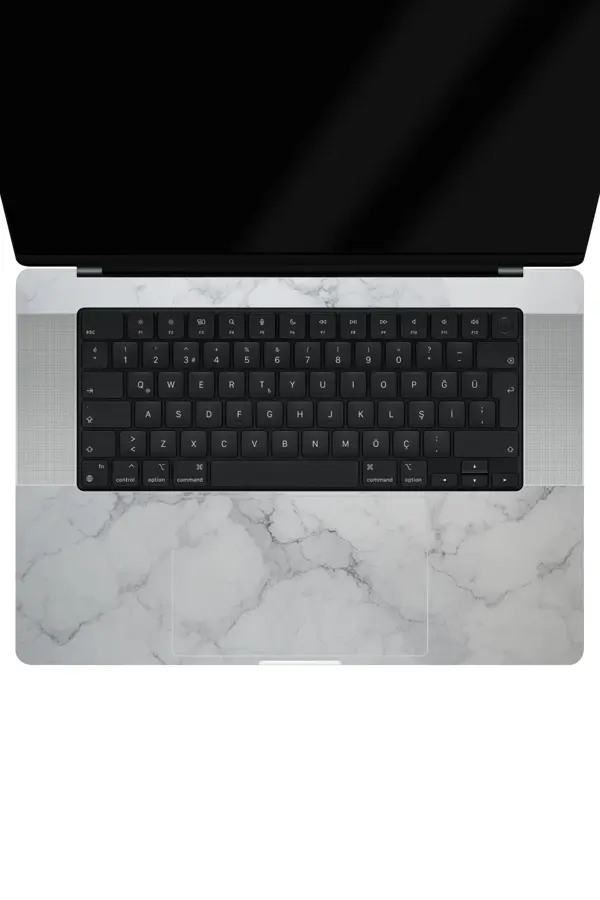 Papscover Macbook Pro 14" (2023 M2) Kaplama - Beyaz Zemin - Image 1