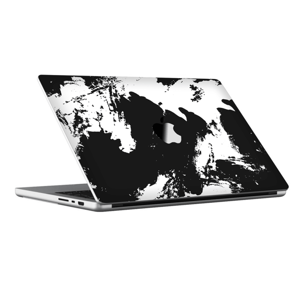 Papscover Macbook Pro 16" (2023 M2) Kaplama - Siyah Beyaz - Image 1