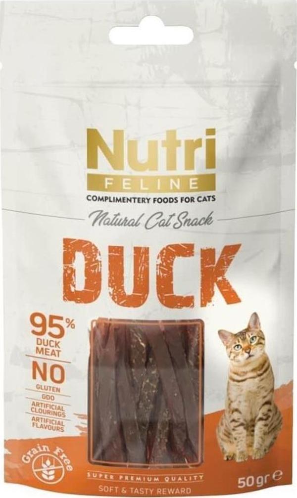 Nutri Feline Duck Ördek Etli Tahılsız Kedi Ödülü 50 Gr - Image 1
