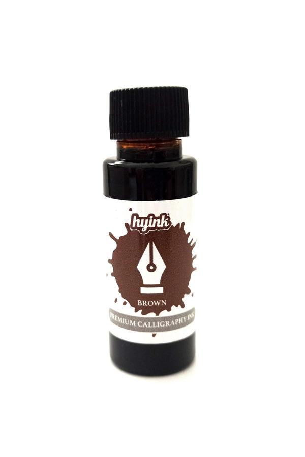 Hyink Pilot Parallel Pen Mürekkebi-Kaligrafi Mürekkep Kahverengi-30Ml - Image 1
