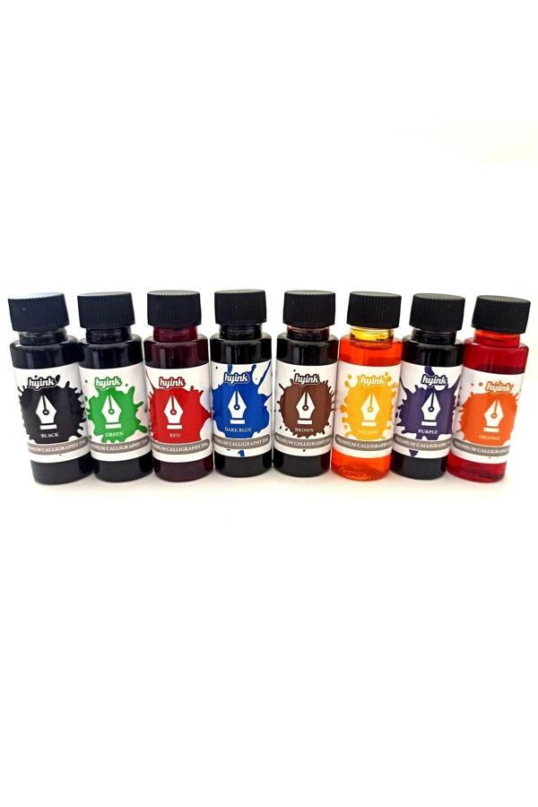 Hyink Pilot Parallel Pen Mürekkebi-Kaligrafi Mürekkep-8 Renk-30Ml - Image 1