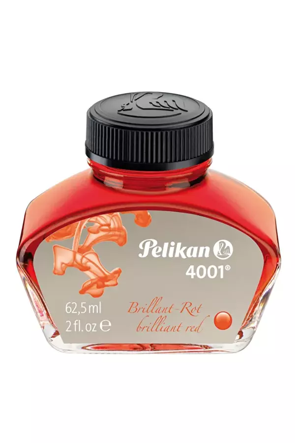 Pelikan Pelikan Mürekkep Kırmızı-Brilliant Red- Parlak Kırmızı 62.5 Ml 4001 - Image 1