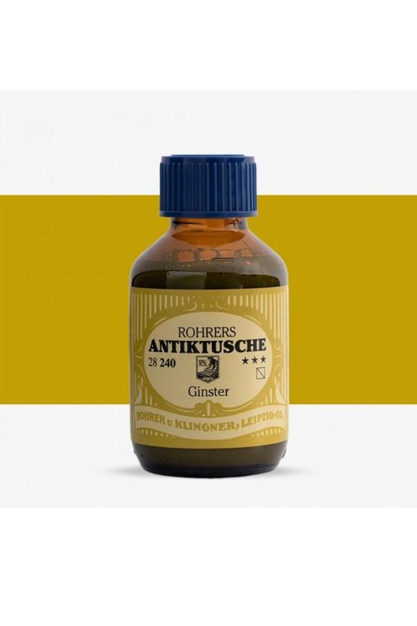 Rohrer & Klingner Antik Mürekkep 28-Modern Sanatçılar İçin Profesyonel Mürekkep 100Ml 240-Ginster - Image 1