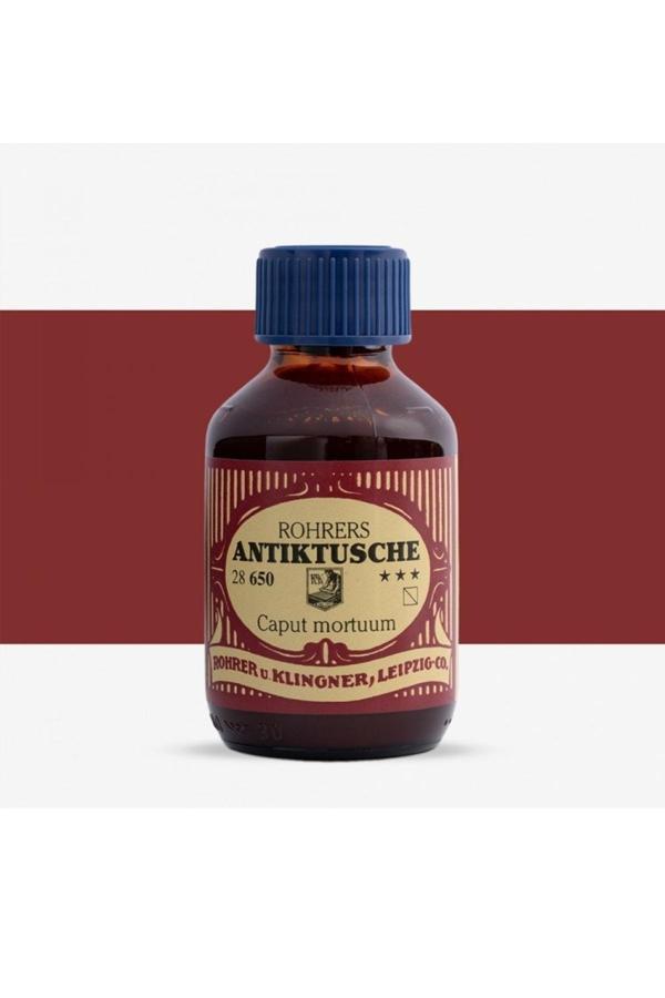 Rohrer & Klingner Antik Mürekkep 28-Modern Sanatçılar İçin Profesyonel 100Ml 650-Caput-Mortuum - Image 1
