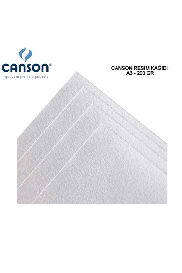 Canson Resim Kağıdı, Sulu Boya Kağıdı, A3 (297X420Mm) 200Gr-10 Sayfa - Image 1