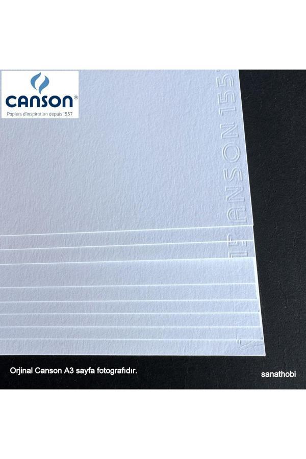 Canson Resim Kağıdı, Sulu Boya Kağıdı, A3 (297X420Mm) 200Gr-30 Sayfa - Image 1