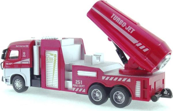 Die Cast Model Çek Bırak Turbo Jet İtfaiye Kamyonu - Image 1