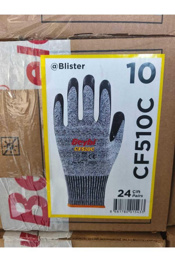 Beybi Cf510C Köpük Nitril Kaplı Kesilmeye Dirençli Eldiven 24 Adet - Image 1