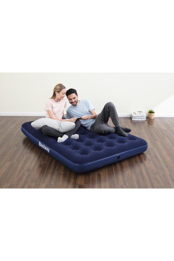 Bestway Çift Kişilik Şişme Yatak Elektrikli Otomatik Pompa 191X137X22 Cm - 67287 - Image 1