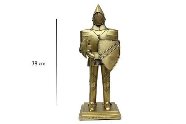 Dekoratif Metal Şovalye Gold - Image 1