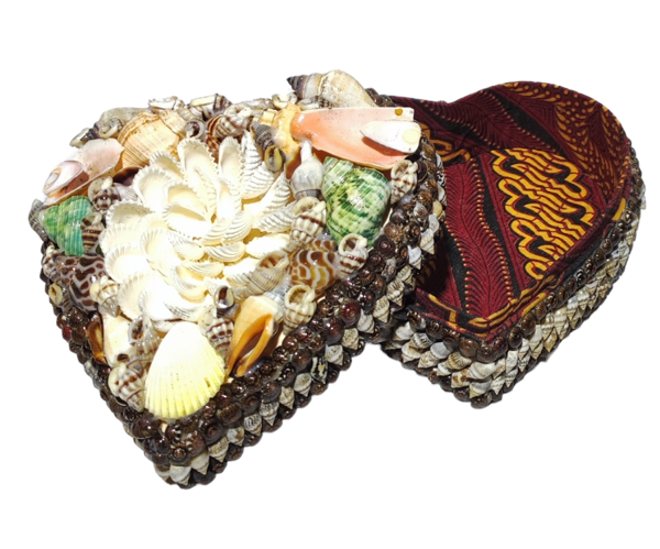 Deniz Kabuğu Kutu 15x15x7 cm. - Image 1