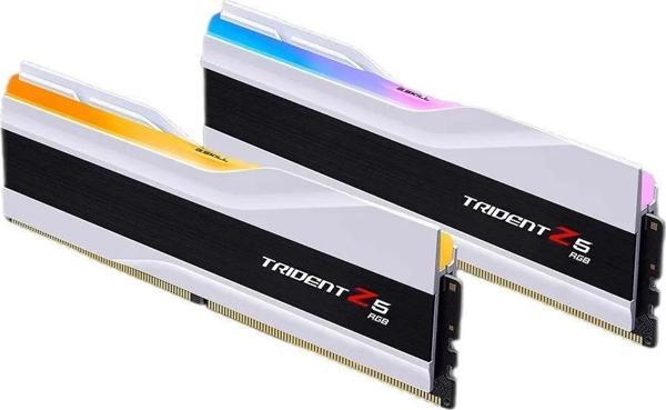 GSKILL Trident Z5 RGB Beyaz DDR5-6400Mhz CL32 64GB (2x32GB) DUAL (32-39-39-102) 1,4V - Image 1