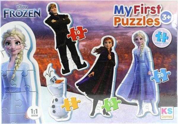KS Baby Puzzle Frozen My First Puzzle 4 in 1 Çerçevesiz - Image 1
