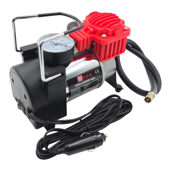 Fixonic B.H.D BHD00817 12V Saatli Çakmaklık Girişli Kompresör Çantalı - Image 1