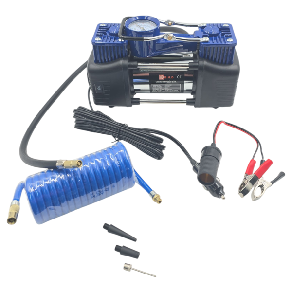 Fixonic B.H.D BHD00831 Çift Pistonlu 12V Çakmaklık Girişli Kompresör Işıklı - Image 1