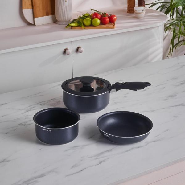 Karaca Biodiamond Smart Clip İndüksiyon Tabanlı 5 Parça Tencere Seti - Image 1