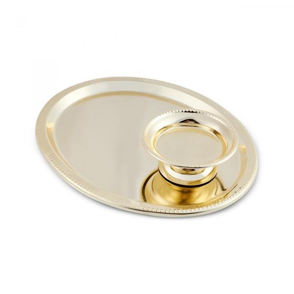 Karaca Fiora Kahve İkram ve Sunum Tepsisi Gold - Image 1