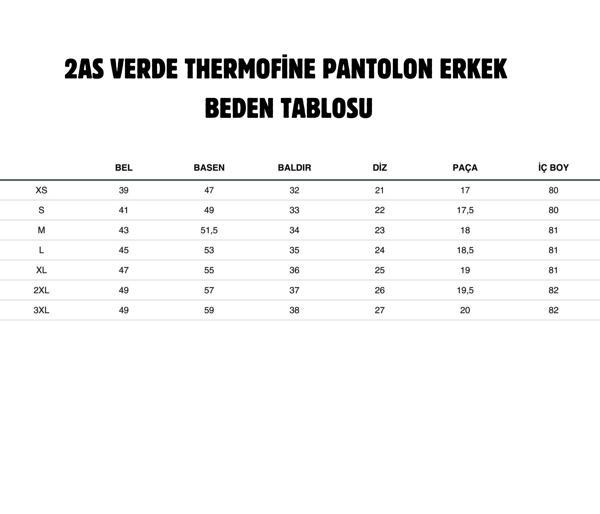 2AS Verde Thermofıne Erkek Pantolon Antrasit - Image 1