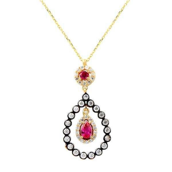 Damla Kolye 2,97 Gram 14 Ayar Altın - Image 1