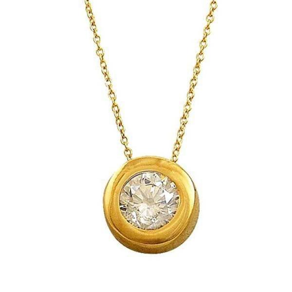 Tektaş Kolye 1,71 Gram 14 Ayar Altın - Image 1