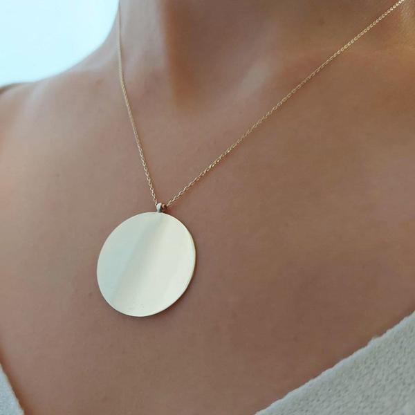 Altın plaka kolye 3.20 gram - Image 1