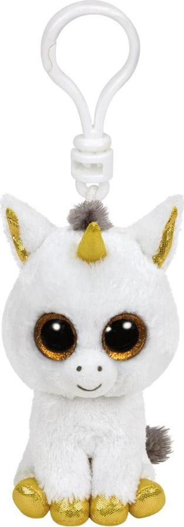TY Beanie Boo´s Pegasus Tek Boynuzlu At Peluş Anahtarlık - Image 1