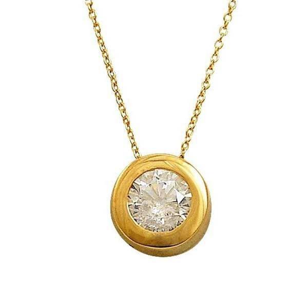 Tektaş Kolye 1,72 Gram 14 Ayar Altın - Image 1