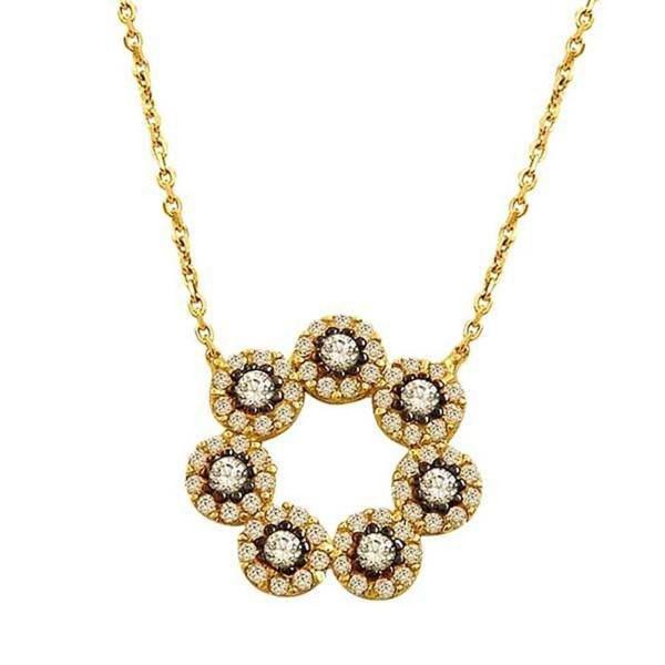 Papatya Kolye 2,88 Gram 14 Ayar Altın - Image 1