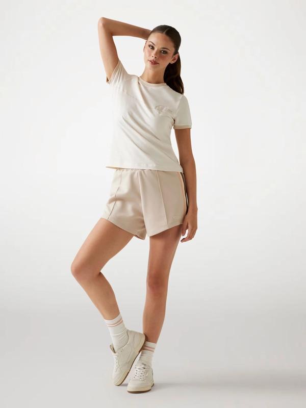 Guess Fosca Kadın Beyaz Aktif Boxy Fit T-Shirt V5BI06J1314-G1O6 - Image 1