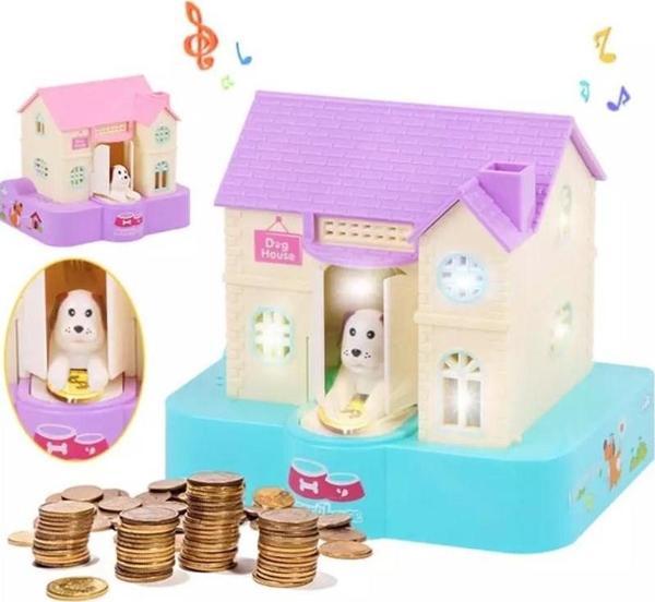 Işıklı ve Müzikli Para Yiyen Köpek Kumbara - Eğlenceli Pilli Kumbara - Image 1