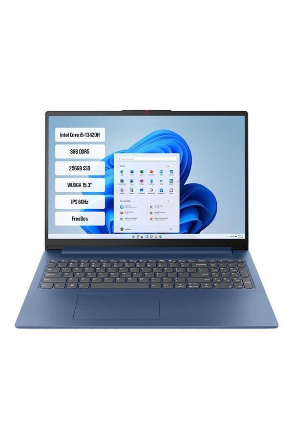 Lenovo Ideapad Slim 3 15Irh10 83K10062Tr Intel Core İ5 8Gb Ddr5 256Gb Ssd 15.3" Ips 60Hz Freedos - Image 1