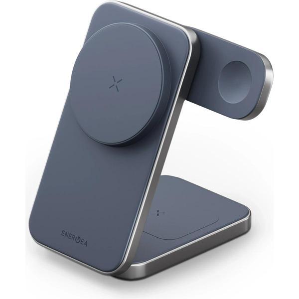 Energea MagTrio Plus 3in1 15W Şarj Standı-Lacivert - Image 1