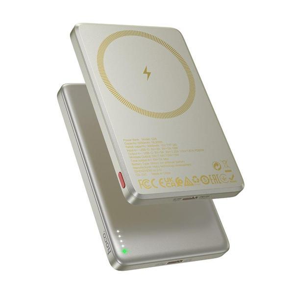 Hoco 5.000 mAh PD Magsafe Mini Powerbank - Gold - Image 1