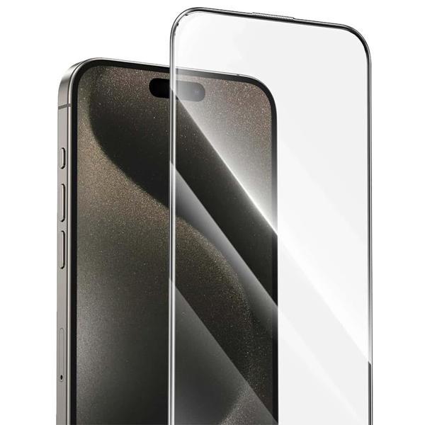 Keephone iPhone 16 Pro HD Ekran Koruyucu-Siyah - Image 1
