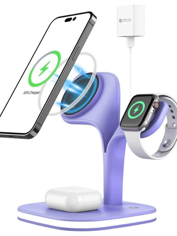 Newface Magsafe Şarj İstasyonu Set - Lila - Image 1