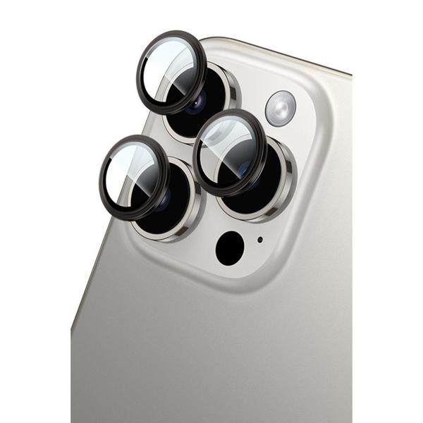Yesido iPhone 16 Pro/Max Metal Kamera Lens - Siyah - Image 1