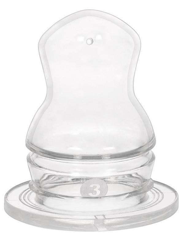 Wee Baby Silikon Damaklı Biberon Emziği Yoğun Akış No:3 - StandartStandart - Image 1