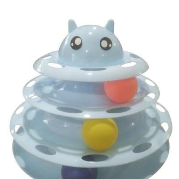 3 Katlı Kedi Oyuncağı Kedi Başlıklı - Image 1
