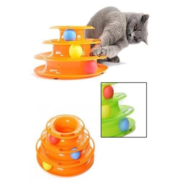 Tower of Tracks 3 Katlı Kedi Oyuncağı - Image 1
